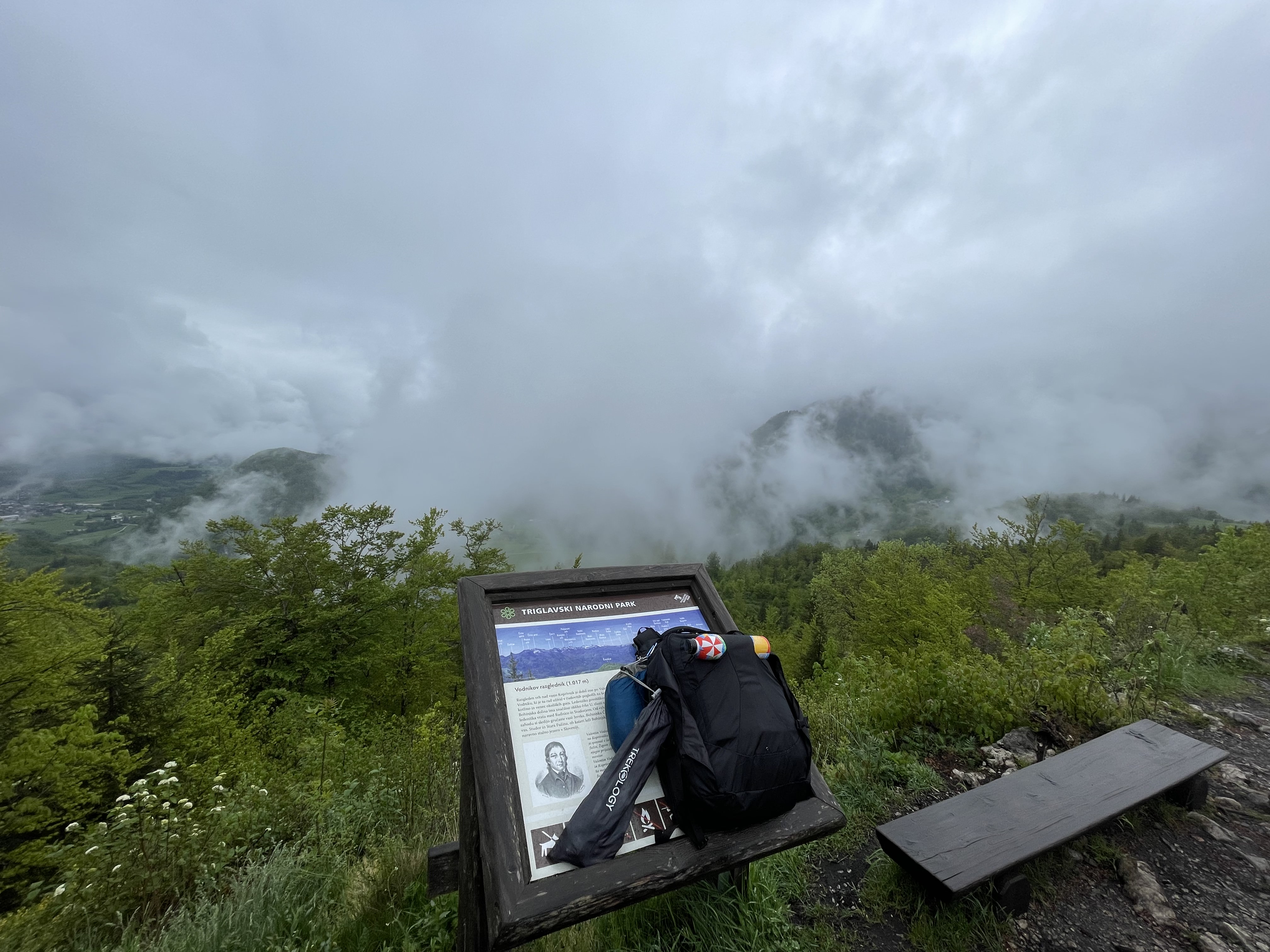 Me hiking through the Triglav National Park in Slovenia.